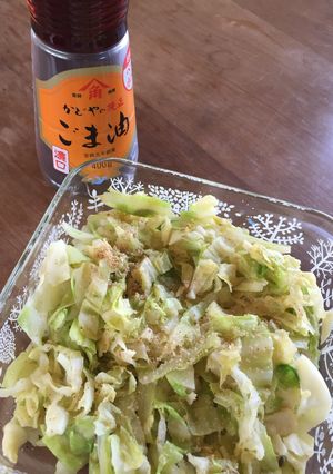 ごま油香る♪キャベツのレモンナムル-レシピのメイン写真