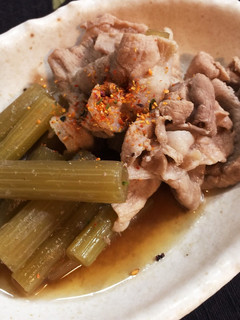 蕗の豚肉煮-レシピのメイン写真