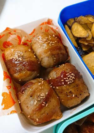 激旨 運動会お弁当 屋台の肉巻きおにぎり-レシピのメイン写真