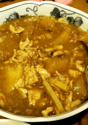 大根と鳥皮のカレー煮-レシピのメイン写真
