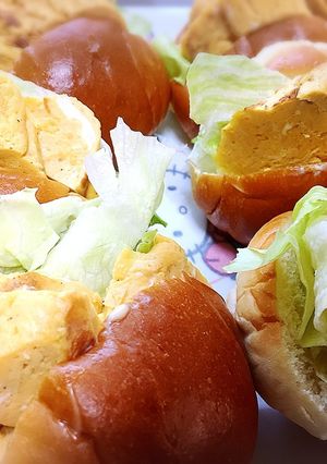 甘くない♪厚焼き玉子のサンドイッチ-レシピのメイン写真