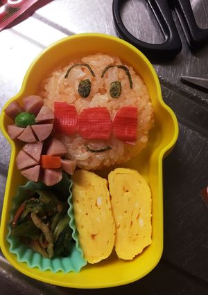 保育園弁当☆アンパンマン-レシピのメイン写真