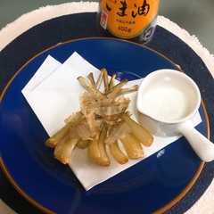 รูปของ やみつき島らっきょうごま油炒め揚げ