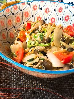 ごま油が効いてる!しめじと白菜の中華炒め-レシピのメイン写真