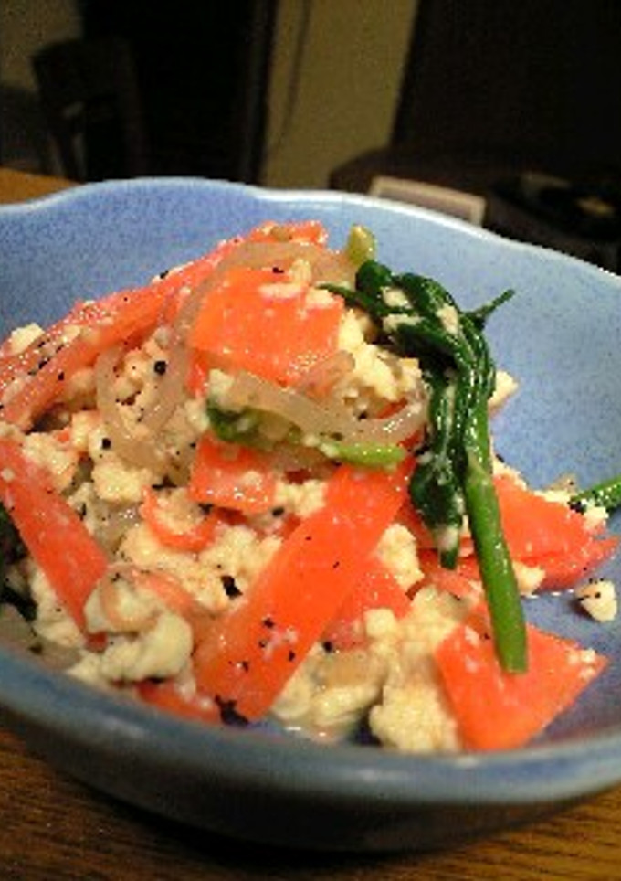 ちょっとこってり？野菜たっぷり白和え！-レシピのメイン写真