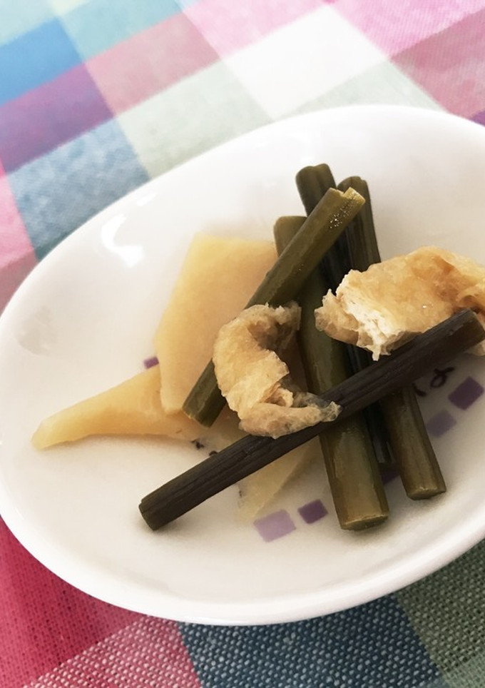蕨と筍と油揚げの煮物-レシピのメイン写真