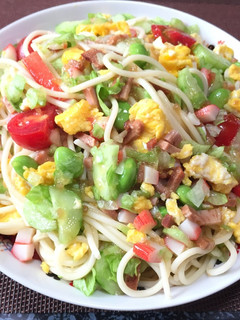簡単!混ぜ混ぜサラダパスタ!(^^)!-レシピのメイン写真