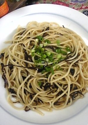 懐かしの味！簡単！昆布の佃煮パスタ-レシピのメイン写真