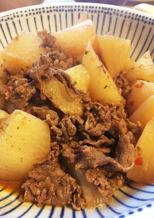 ピリ辛牛肉大根煮-レシピのメイン写真