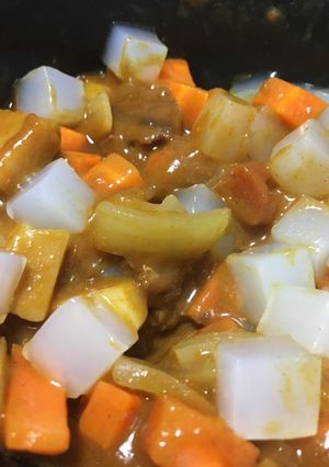 ナタデココカレー-レシピのメイン写真