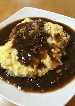 ふわふわ美味しい!オムハヤシ-レシピのメイン写真