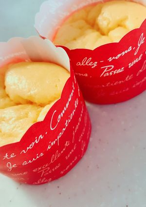 混ぜて焼くだけ！簡単☆半熟チーズスフレ-レシピのメイン写真