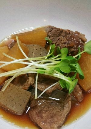 炊飯器任せ!牛すじ煮込み-レシピのメイン写真