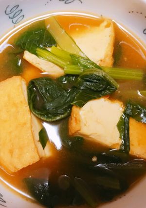 小松菜と厚揚げのカレースープ☆-レシピのメイン写真