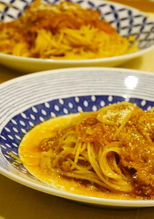 濃縮トマトソースで簡単★ツナトマトパスタ-レシピのメイン写真