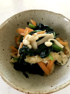 ほうれん草とにんじんの色どり炒め-レシピのメイン写真