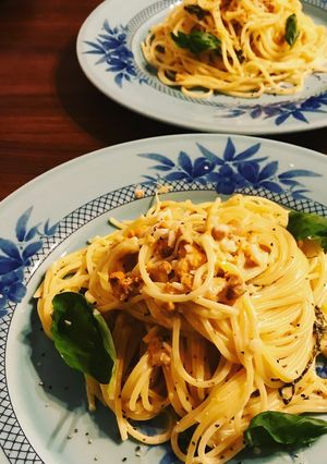 ウニとレモンのクリームパスタ-レシピのメイン写真