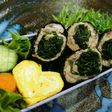 ぷちおかず♥磯辺焼き(ワカメの豚肉巻き)