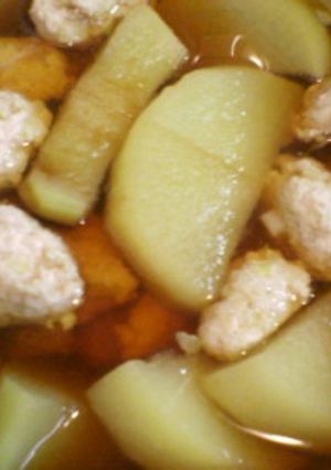あったまる～♪　大根と鶏団子の煮物-レシピのメイン写真