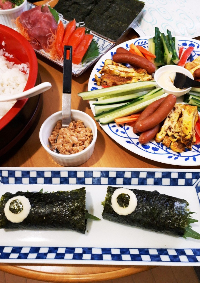 鯉のぼり手巻き寿司-レシピのメイン写真