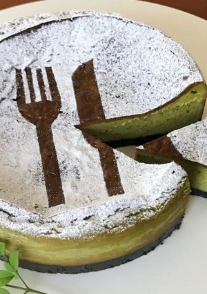 ほんのり抹茶♡オレオチーズケーキ-レシピのメイン写真