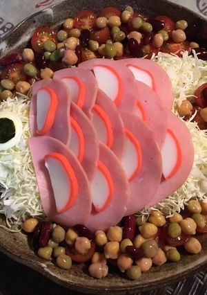 鯉のぼりサラダ-レシピのメイン写真