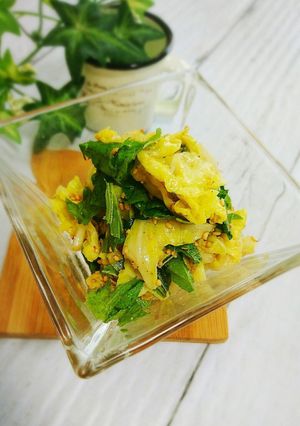 ５分で簡単！大葉とゴマの無限キャベツ-レシピのメイン写真