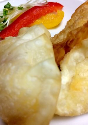 【簡単】お子様と餃子の皮包み☆inポテト-レシピのメイン写真