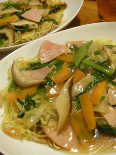 中華スープで!あんかけ固焼きそば-レシピのメイン写真