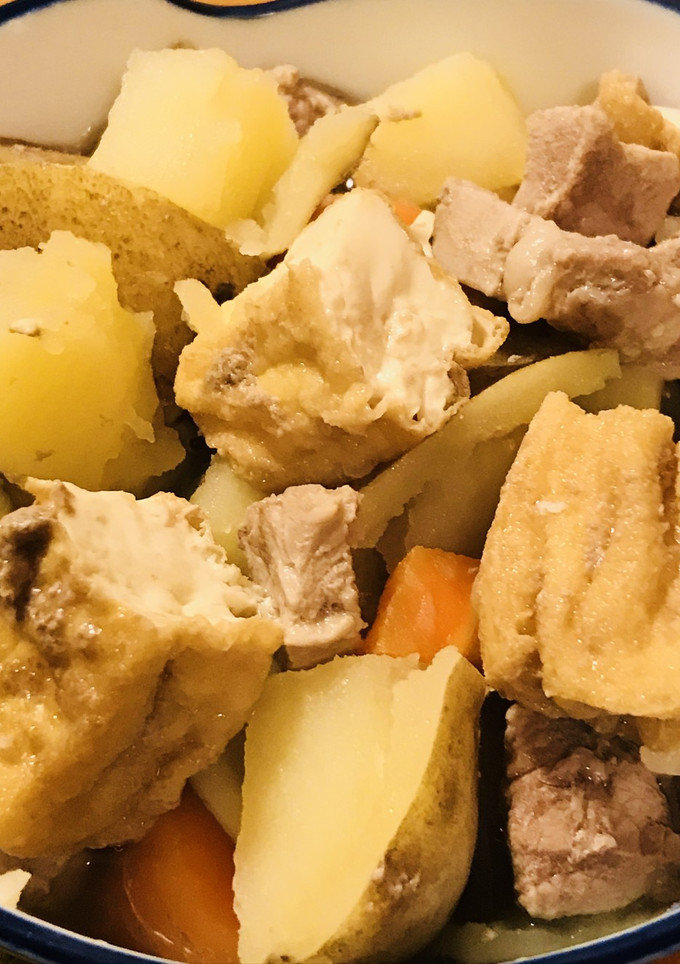 豚じゃが＆厚揚げのあまから煮-レシピのメイン写真