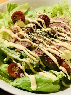BLTサラダ☆ベーコン&レタス&トマト-レシピのメイン写真
