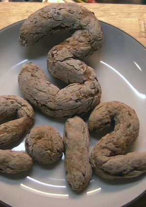 *お誕生日に数字の小豆ときな粉の豆腐パン-レシピのメイン写真