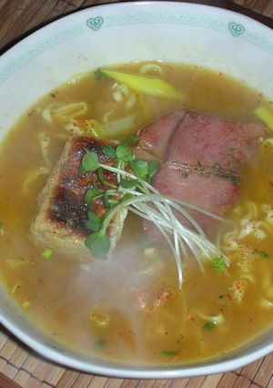 ～艶うどん～焼き油揚げカレーうどん-レシピのメイン写真
