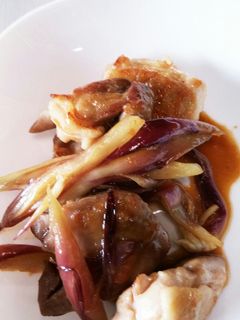 鶏もも肉とみょうがのポン酢照り焼き-レシピのメイン写真