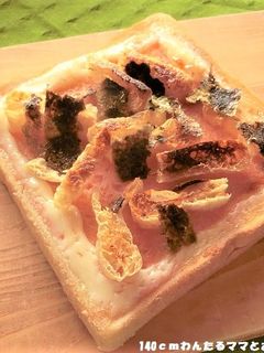 簡単★明太子と油揚げのドテマヨトースト-レシピのメイン写真