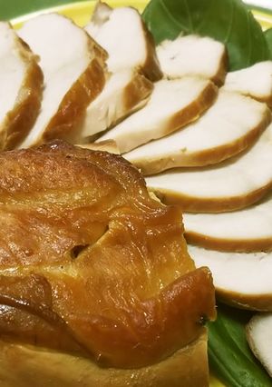 鳥の煮物で簡単燻製-レシピのメイン写真