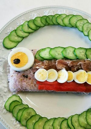 鯉のぼり寿司-レシピのメイン写真