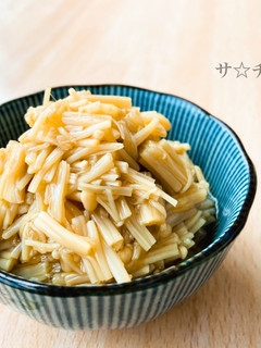 ご飯乗せ!生姜風味なめたけ-レシピのメイン写真
