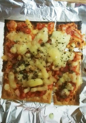 プレミアムクラッカーで作る簡単ピザ♪-レシピのメイン写真