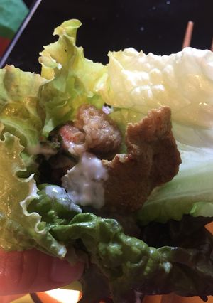サラダ菜でヘルシー牛肉ケバブ！-レシピのメイン写真