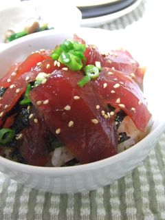 マグロの漬け丼-レシピのメイン写真
