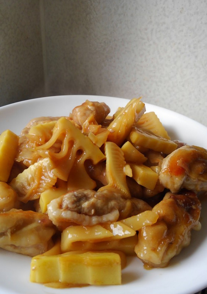 タケノコと豚肉のこく炒め-レシピのメイン写真