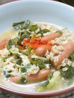 鍋の残り物で作る美味なオートミールの雑炊-レシピのメイン写真