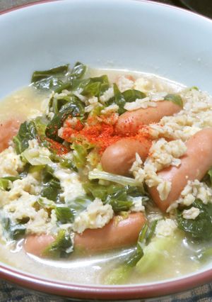 鍋の残り物で作る美味なオートミールの雑炊-レシピのメイン写真