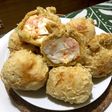 はんぺん明太子たまごで油揚げの巾着揚げ