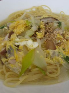 ♡長ネギ&キノコの和風スープパスタ♡-レシピのメイン写真