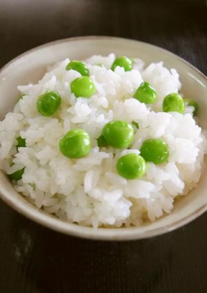 ふっくらツヤツヤ＊ピースご飯-レシピのメイン写真