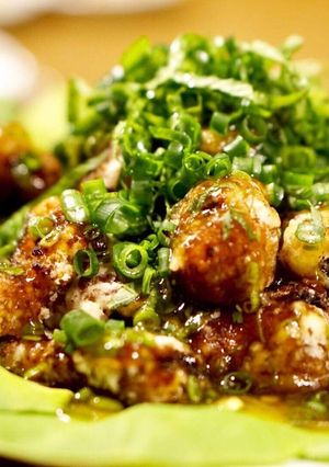大豆ミートの唐揚げ~黒酢ジュレ仕立て~-レシピのメイン写真