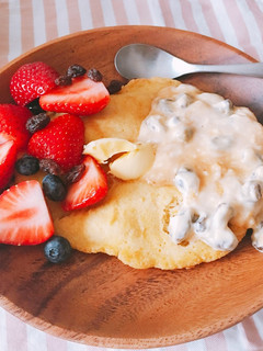 玄米粉の簡単♡パンケーキ-レシピのメイン写真