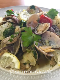あさりとセロリのイタリアントマトソテー♬-レシピのメイン写真
